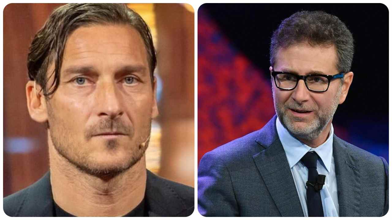 La rivelazione di Fabio Fazio su Francesco Totti