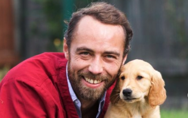 James Middleton and his dog - solospettacolo.it