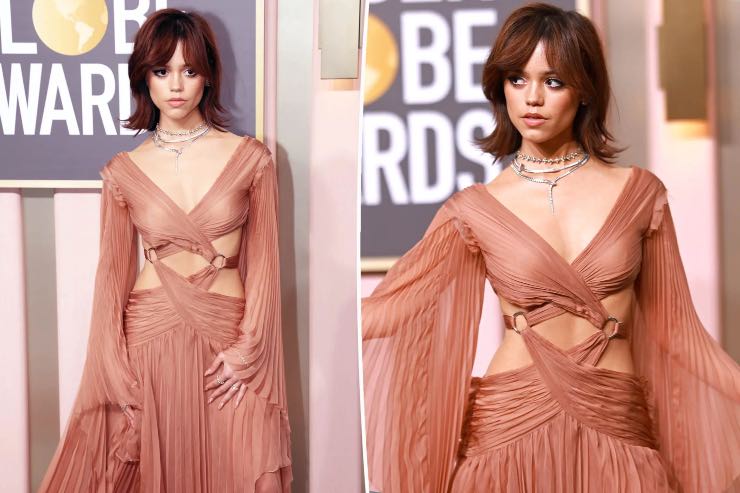 Jenna Ortega - Golden Globes 2023.