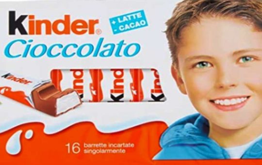 barrette Kinder cioccolato - solospettacolo.it