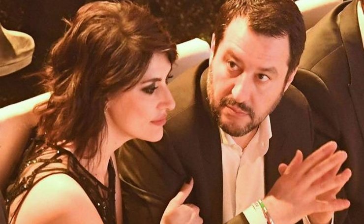 Elisa Isoardi e Matteo Salvini - solospettacolo.it 