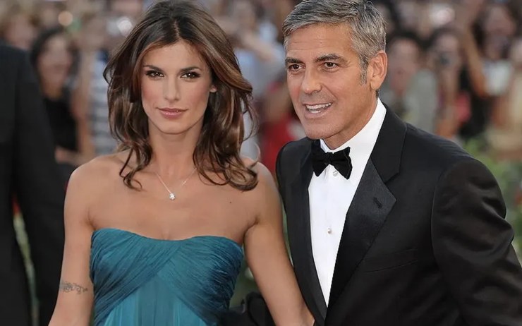 Elisabetta Canales y George Clooney - solospettacolo.it