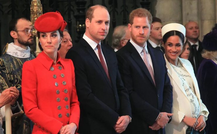 Kate Middleton, William e Harry Windsor, Meghan Markle - solospettacolo.it