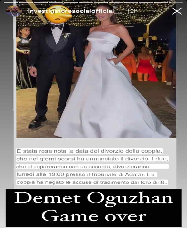annuncio divorzio demet ozdemir-Solospettacolo