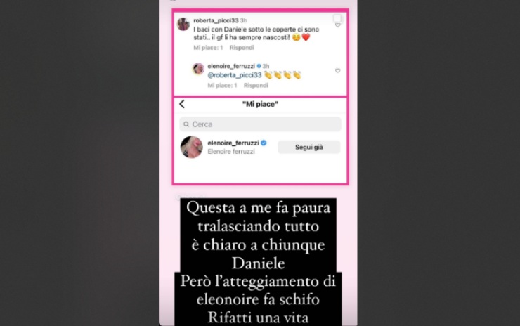 screenshot Instagram - solospettacolo.it 