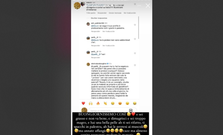 Elettra Lamborghini, screenshot instagram - solospettacolo.it