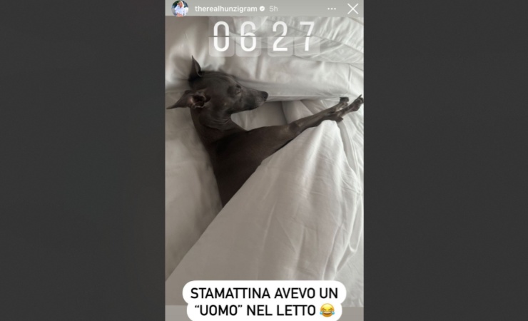 Odino, screenshot di Michelle Hunziker da instagram - solospettacolo.it