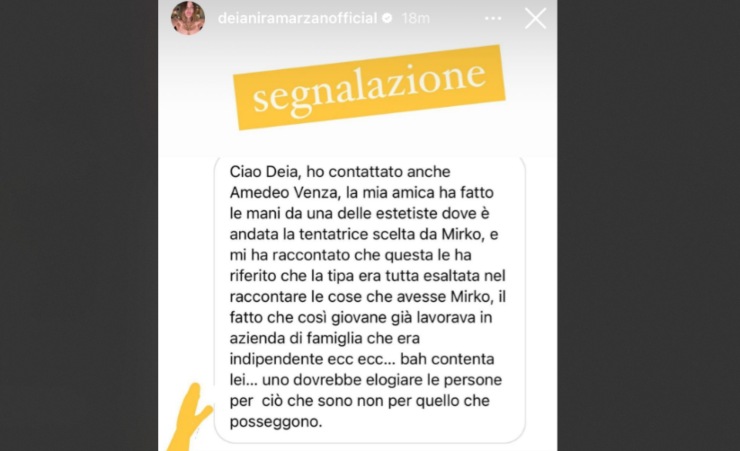 screenshot di Deianira Marzano - solospettacolo.it