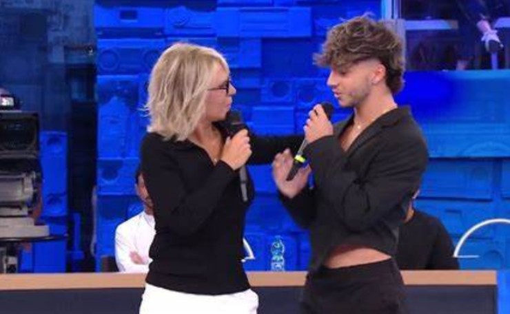 Maria De Filippi e Mattia Zenzola - SoloSpettacolo.it