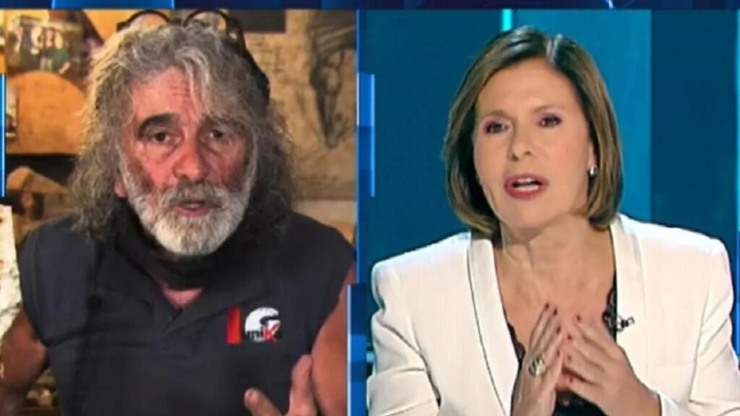 Mauro Corona e Bianca Berlinguer - SoloSpettacolo.it