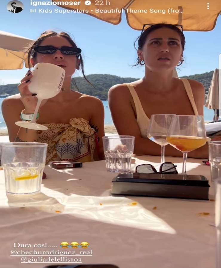 cecilia vacanza con giulia de lellis