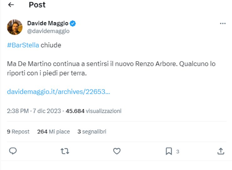 davide maggio commento de martino