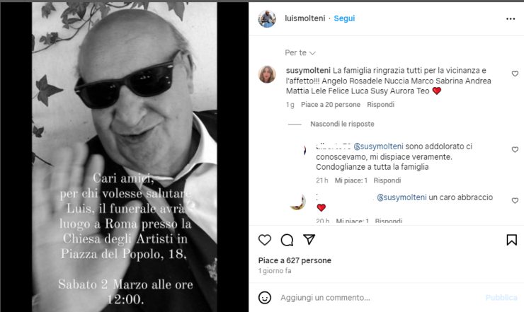 morto luis molteni